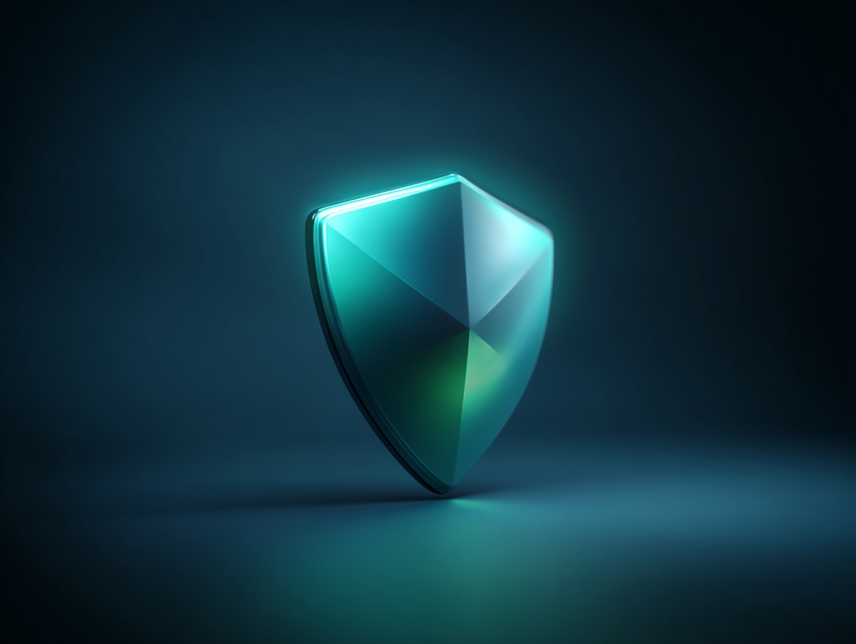 Digital insurance shield icon for insured rides